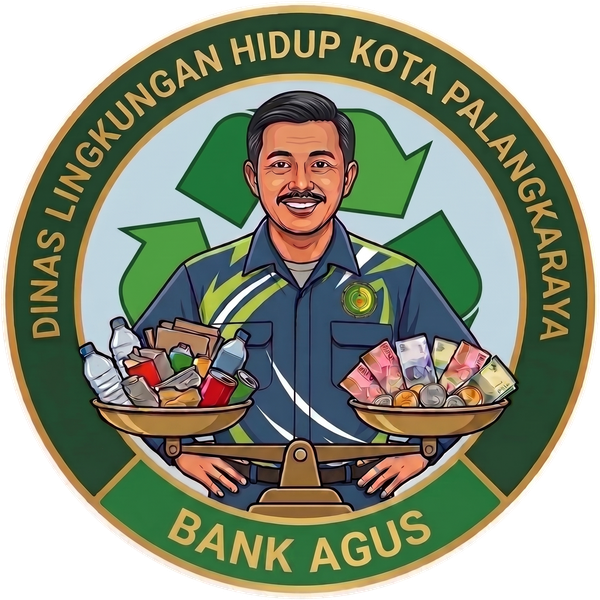 Lambang Bank Sampah BANK AGUS — Dinas Lingkungan Hidup Kota Palangka Raya